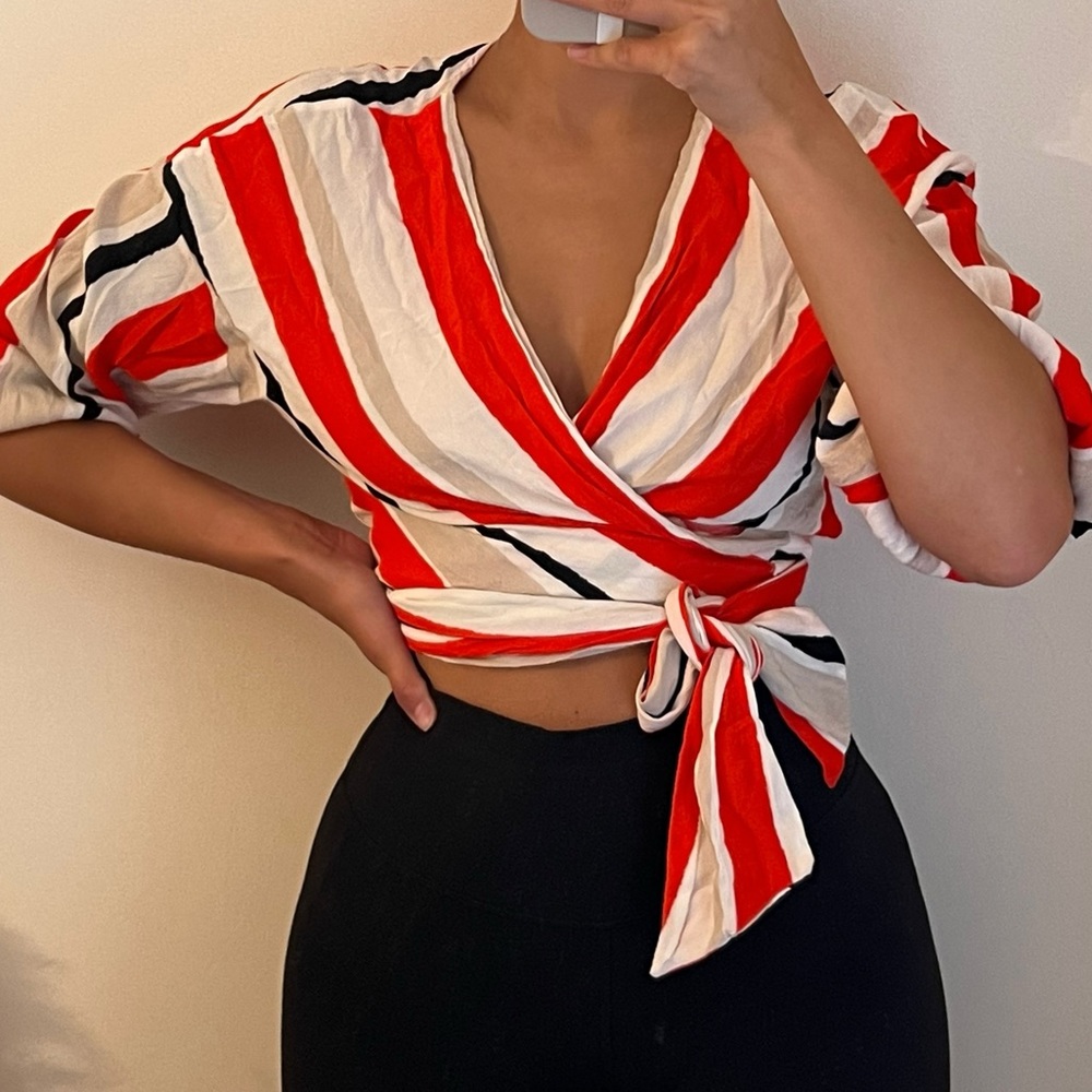 Zara Wrap Top